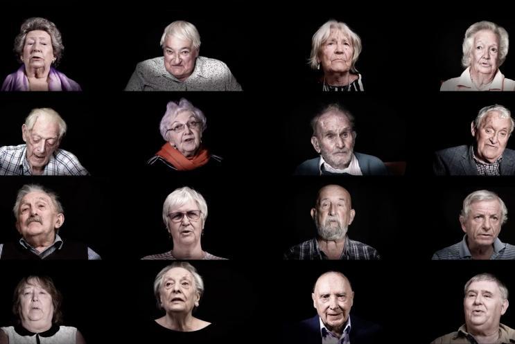 Rows of talking heads.