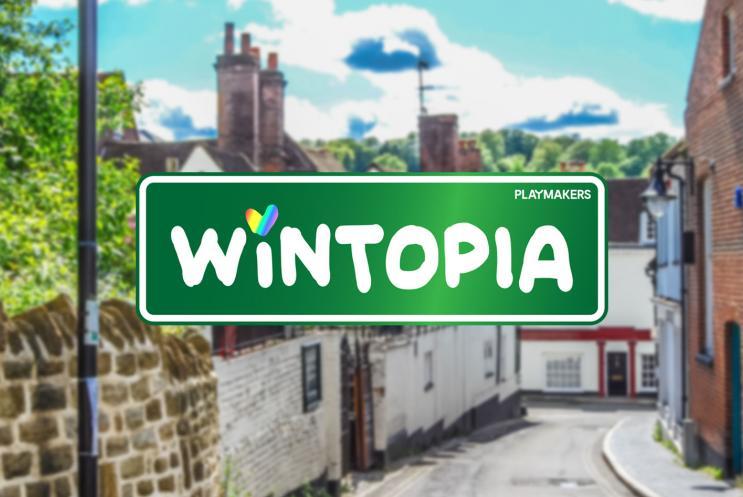 Wintopia street sign logo